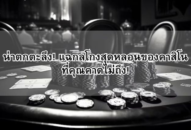 น่าตกตะลึง! แฉกลโกงสุดหลอนของคาสิโนที่คุณคาดไม่ถึง!
